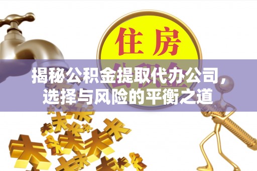 梓潼揭秘公积金提取代办公司，选择与风险的平衡之道